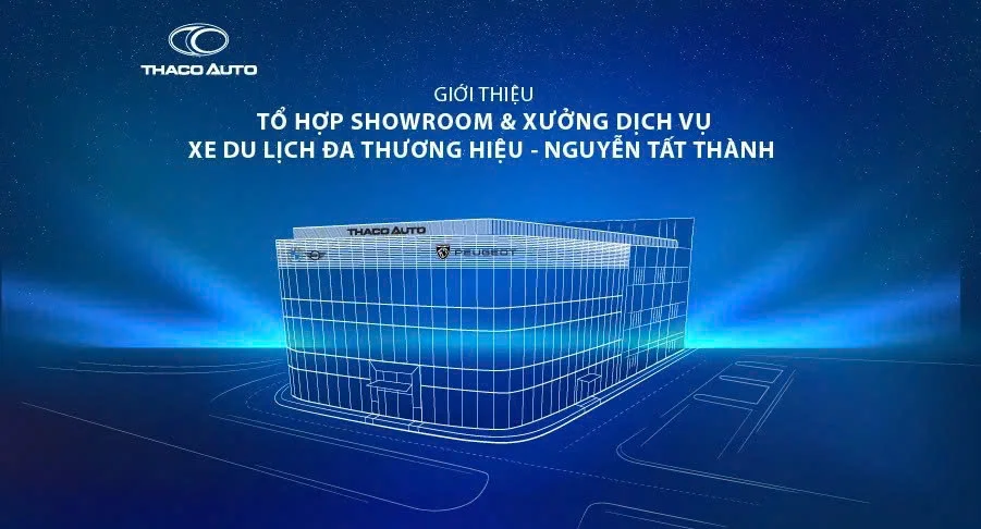 Tổ hợp Showroom, Xưởng Dịch vụ xe Du lịch đa thương hiệu - Nguyễn Tất Thành chính thức đưa vào hoạt động